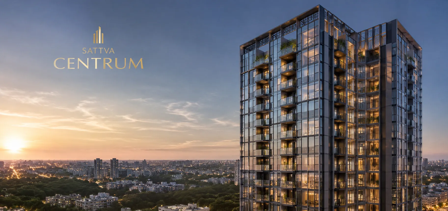 Sattva Centrum Tower View
